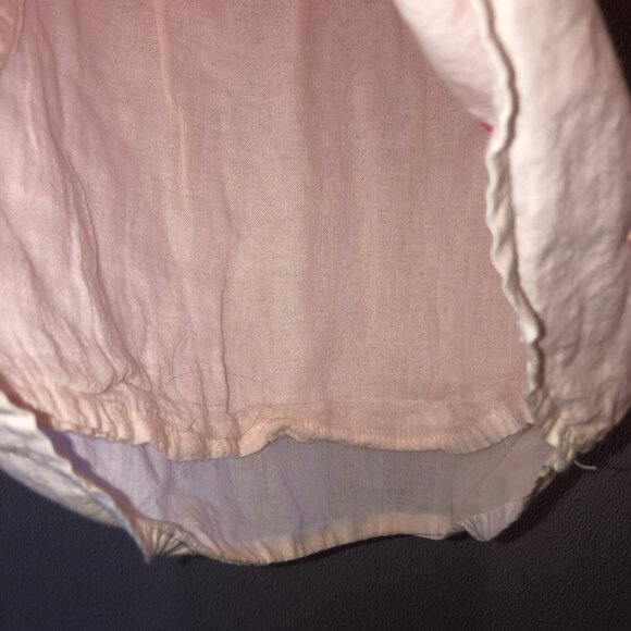 Alejandra Kearl Dress 18 24 Months Pink Embroidered Tunic Cotton Gown Gauzy - Picture 5 of 10